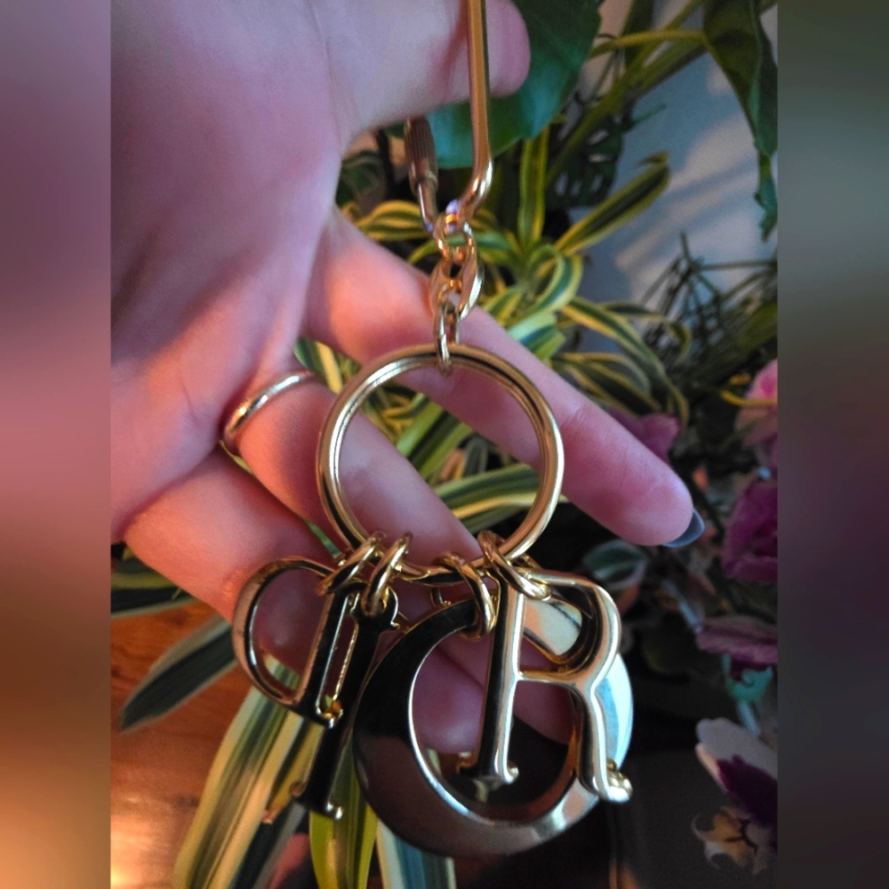 Dior Gold Keychain/bag Charm